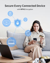 Cargar imagen en el visor de la galería, 1200Mbps WiFi Extender Supports WP2 Encryption Secure Connections for All Connected Devices