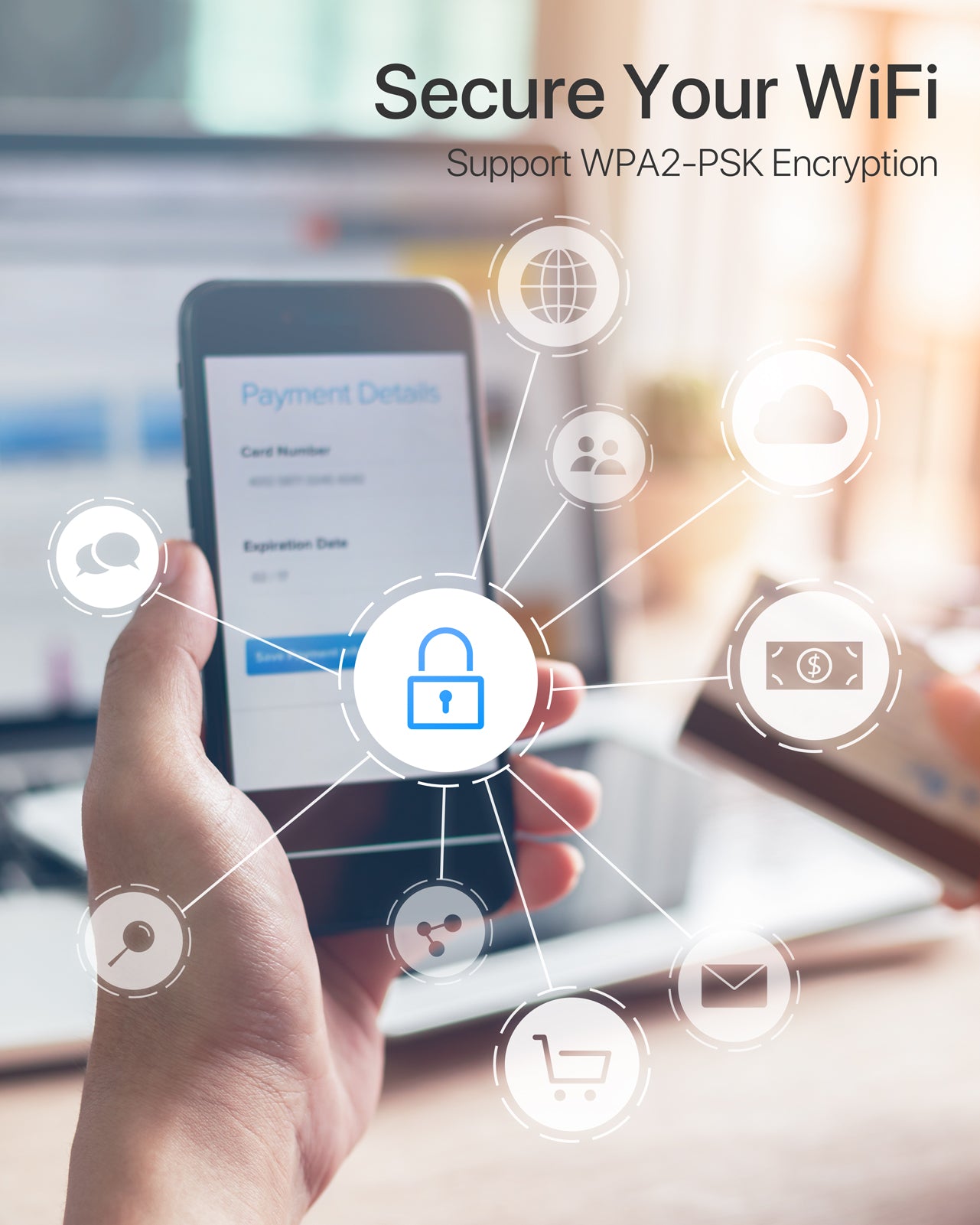 ioGiant Router 4G SIM, WiFi AC1200 5GHz y 2.4GHz, Sin Confirugación, LTE Ruter Para Tarjeta Movil 4g Micro Nano SIM, Compatible con Todos los Operadores, Puerto Ethernet LAN/WAN, Antenas Desmontables
