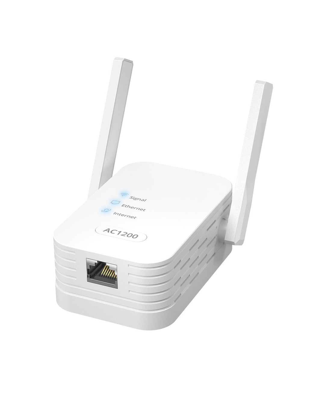 ioGiant 1200Mbps WiFi to Ethernet Adapter with 100Mbps LAN Port Works with Any Wired Devices Such as Your Printer TV Desktop Laptop PC Streaming Player VoIP Phone Camera Supports 5GHz Connection with a Wireless Router